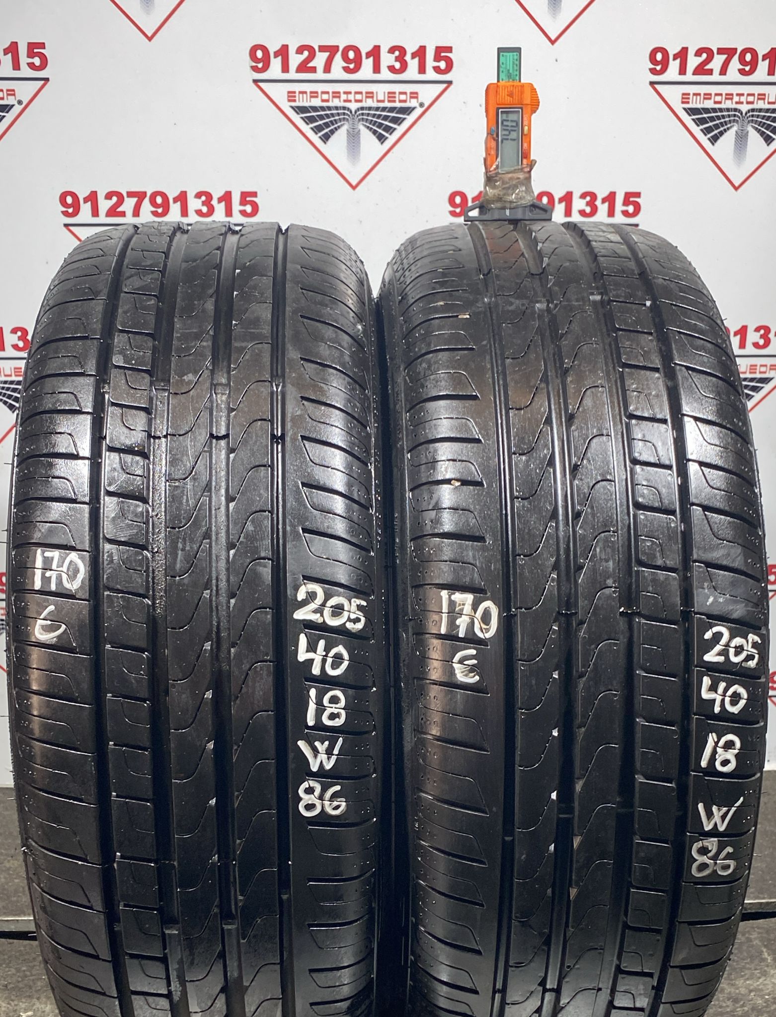PIRELLI CINTURATO P7 USADO  205/40 R18 86 W